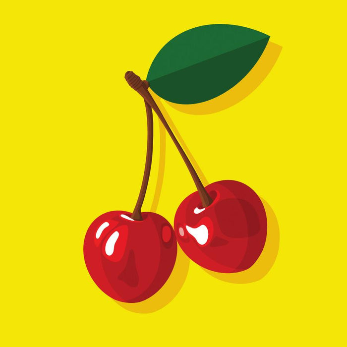 Cherry illustration inspired by Abbas Kiarostami