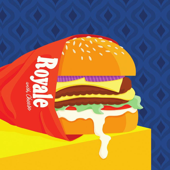 Royale with Cheese illustration inspired by Quentin Tarantino